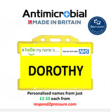 Yellow Name Badges (Product Code YB01)